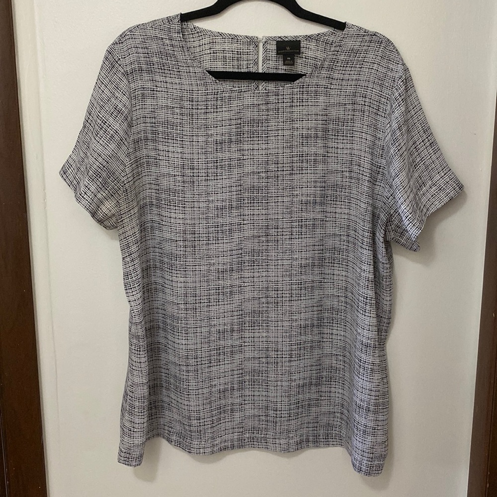 Worthington Short Sleeve Blouse